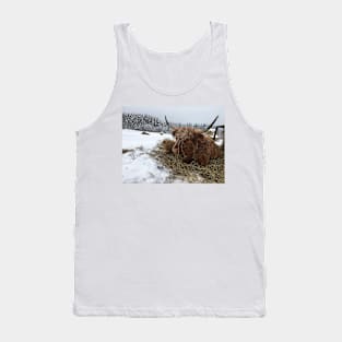 Scottish Highland Cattle Cow and Calf 1702 Tank Top